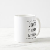 Comédie comique Gift Coffee Mug (Devant droit)
