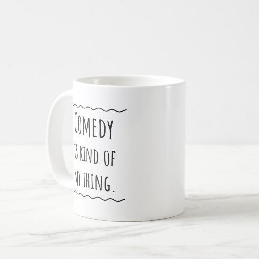 Comédie comique Gift Coffee Mug (Devant gauche)