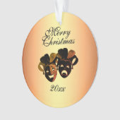 Comédie de Noël et masques de théâtre de la tragéd (devant)