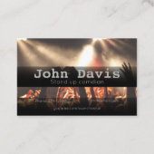 Comedisch visitekaartje opstaan (Achterkant)