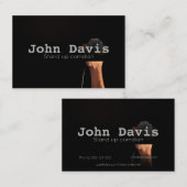 Comedisch visitekaartje opstaan (Voorkant / Achterkant)