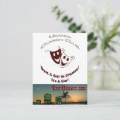 Comedy Club Briefkaart (Staand voorkant)