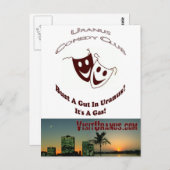 Comedy Club Briefkaart (Voorkant / Achterkant)