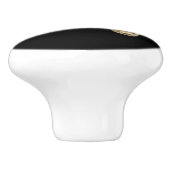 Comedy en tragedie theater keramische knop (Zijkant)