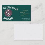 Comedy Logos Abstracte Sjabloon Visitekaartje (Voorkant / Achterkant)