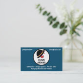 Comedy Logos Clown Visitekaartje (Staand voorkant)