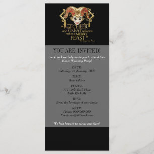 Comedy of Errors Feast Quote (Gold Version) Kaart