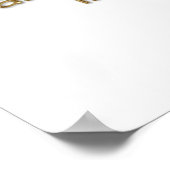 Comedy of Errors Feast Quote (Gold Version) Poster (Hoek)