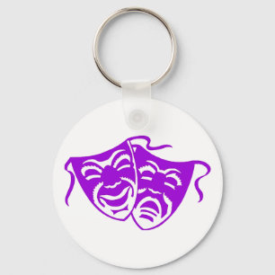 Comedy of tragedie 6 sleutelhanger