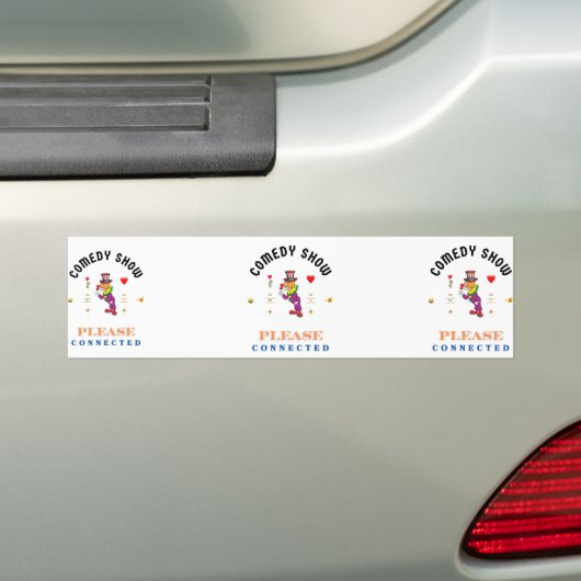 COMEDY SHOW  BUMPERSTICKER (Op auto)