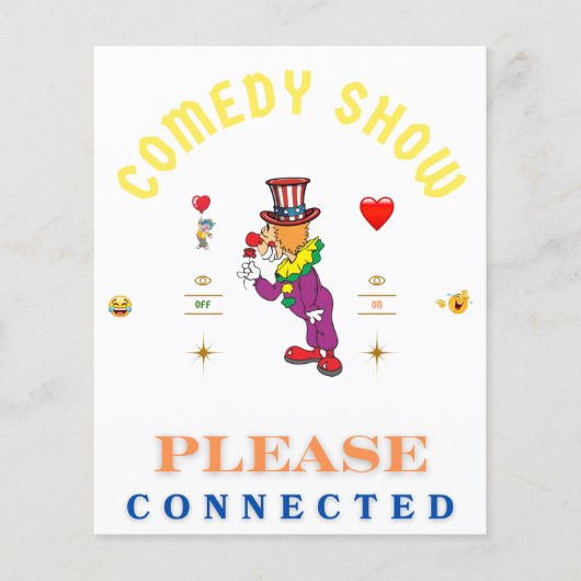 COMEDY SHOW FLYER (Voorkant)