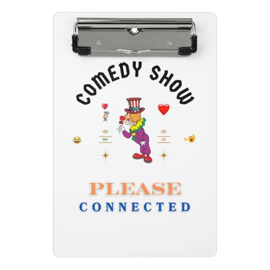 COMEDY SHOW MINI KLEMBORD (Voorkant)