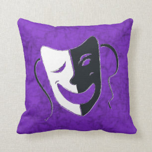 Comedy/tragedie Kussen