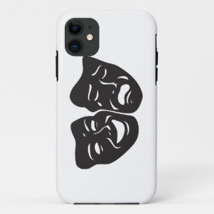 Comedy tragische drama-theatermaskers iPhone 11 hoesje
