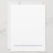 Comedy Wedding Invitation, Humor Kaart (Achterkant)