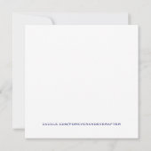 Comedy Wedding Invitation, Humor Kaart (Achterkant)