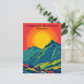Comeragh Mountains Irlande Carte postale Vintage v (Debout devant)