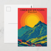 Comeragh Mountains Irlande Carte postale Vintage v (Devant / Derrière)