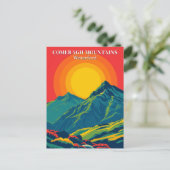 Comeragh Mountains Irlande Carte postale Vintage v (Debout devant)