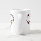 Comestics Heart Extra Grote Beker (Achterkant)