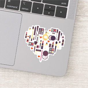 Comestics Heart Sticker