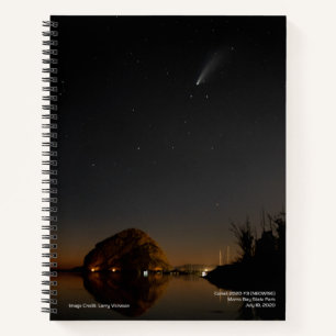 Comet 2020 F3 (NEOWISE)-laptop van Larry Vickman Notitieboek