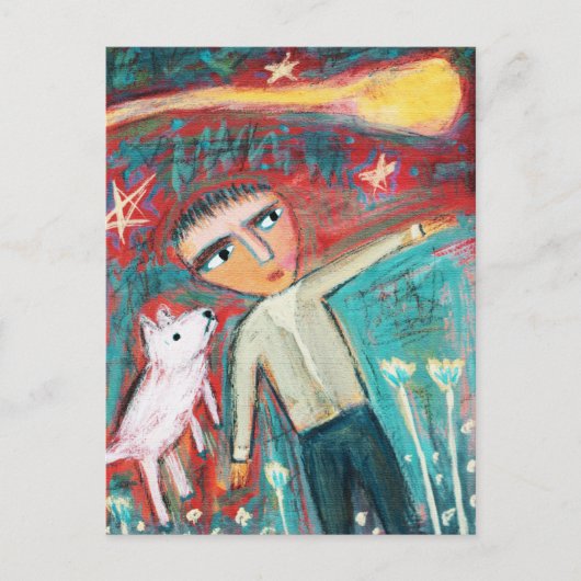 Comet Briefkaart (Voorkant)