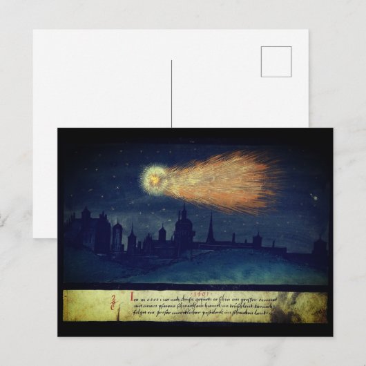 Comet | briefkaart (Voorkant / Achterkant)