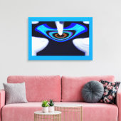Comet Canvas Afdruk (Insitu (Woonkamer))