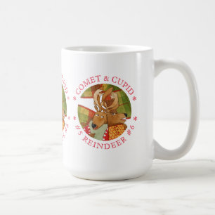 COMET CUPID RÉINDEUR Tall White Mug
