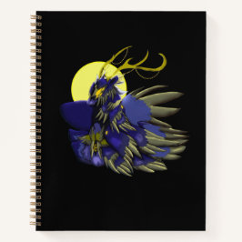 Comet Dark Fantasy Reindeer Spiral Notebook Notitieboek