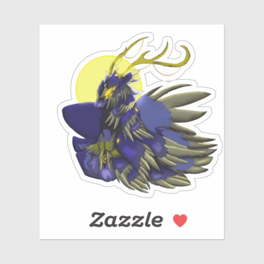 Comet Dark Fantasy Rendier Vinyl Sticker (Vel)