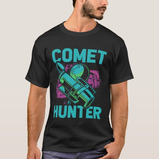Comet Hunter I Astronomy T-shirt (Voorkant)
