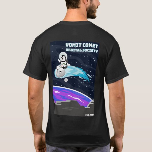Comet Orbital Society T-shirt (Achterkant)