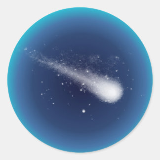 Comet Ronde Sticker