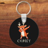Comet Santas Reindeers Family Matching Outfit Chri Sleutelhanger (Voorkant)
