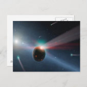 Comet Storm Briefkaart (Voorkant / Achterkant)