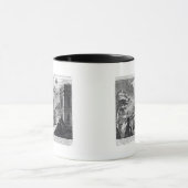 Comet van Halley, waargenomen in 1759 door Cassini Mok (Midden)