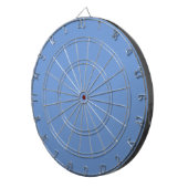 Comflower Blue #6B95D0, koud Paars dartboard Dartbord (Voorkant Rechts)