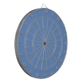 Comflower Blue #6B95D0, koud Paars dartboard Dartbord (Voorkant Links)