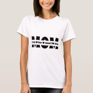 Comfort Colors op maat gemaakte moedertrui, gepers T-shirt