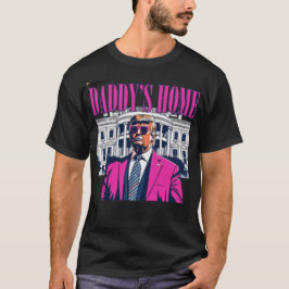 Comfort Colors® Pink Daddy's Home Shirt, President T-shirt