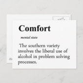 Comfort Definition Briefkaart (Voorkant / Achterkant)
