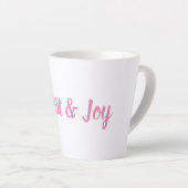Comfort en Joy Latte Mok (Rechterhoek)