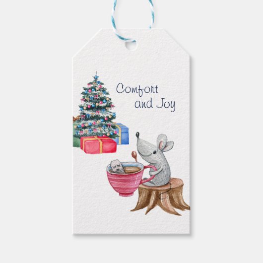 Comfort en Joy Mouse CadeauLabel (Voorkant)