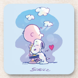 Comfort en veiligheid Charlie & Snoopy Hug Bier Onderzetter