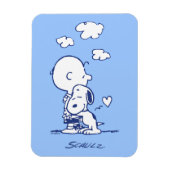 Comfort en veiligheid | Charlie & Snoopy Hug Magneet (Verticaal)