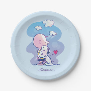 Comfort en veiligheid Charlie & Snoopy Hug Papieren Bordje