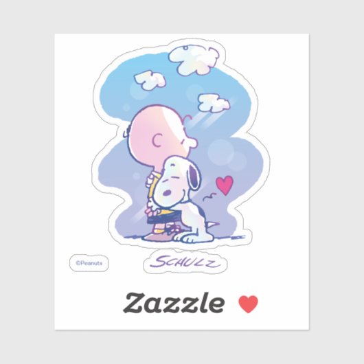 Comfort en veiligheid | Charlie & Snoopy Hug Sticker (Vel)