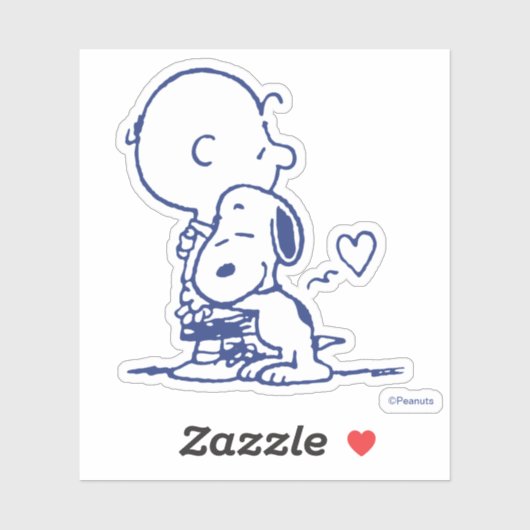 Comfort en veiligheid | Charlie & Snoopy Hug Sticker (Vel)